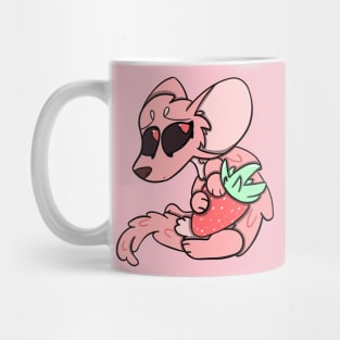 Sable Hugging Strawberry Mug